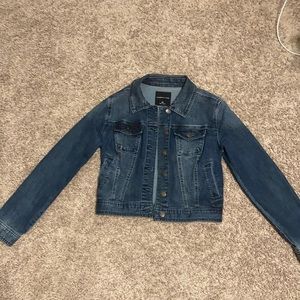 Dark wash denim jacket